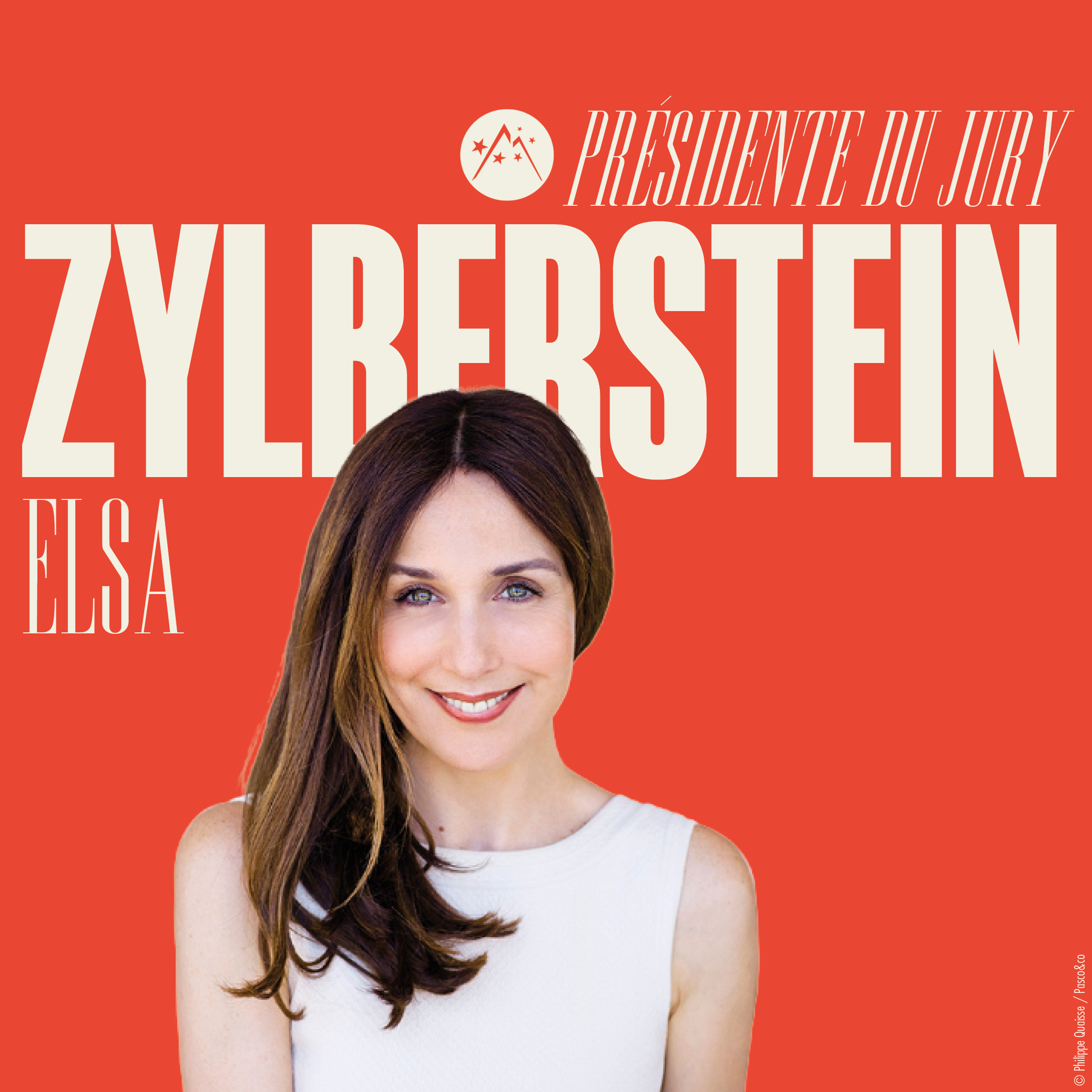 Elsa Zylberstein, présidente du Jury du 28e Festival de l'Alpe d'Huez