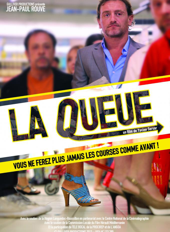 Affiche de La queue - Court métrage en compétition du FAH2014